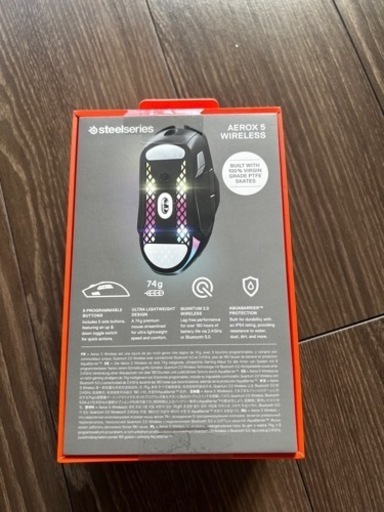 【新品】SteelSeries Aerox5 ワイヤレスマウス
