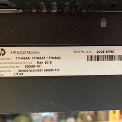 HP 液晶モニター E233 23インチ の画像