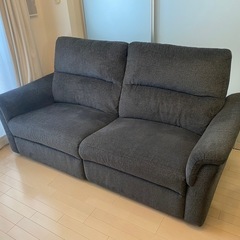 美品　ソファ　電動リクライニング　ニトリの画像