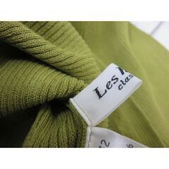 【まだ受付中・送付可能】中古 leshabits ニット アンサンブル カーディガン 緑系 レディース 早い者勝ちです✨✨の画像