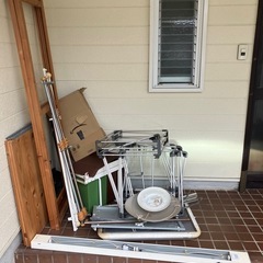 あげます。木材、ブロック、照明器具　の画像