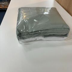 完全遮光カーテン＋レース4枚セット（100×220 アッシュグリーン）1000円の画像