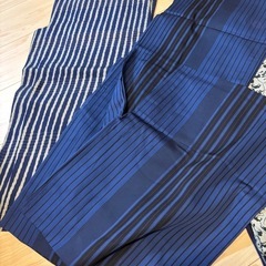 高級松坂屋 夏物木綿・麻素材 レディース着物まとめ売り6枚セット 和装 コスプレ リメイク等の画像