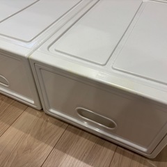 【衣装ケース】【白】2ケースセット売りの画像