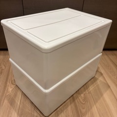 【衣装ケース】【白】2ケースセット売りの画像