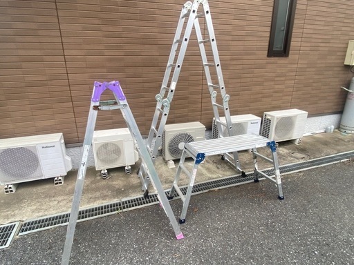 脚立3つ・台車セット