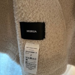 【MURUA美品】ムートン　ボア　ブルゾン　コート
の画像
