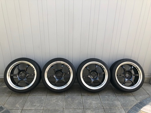 4穴 ADVAN Racing RG-D2 17インチ 7.5J    4本　ホイール