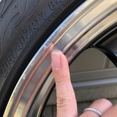 YOKOHAMA ADVAN Racing RG-D2 17インチ 7.5J    4本　ホイールの画像