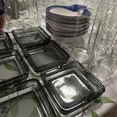 ガラス食器まとめ売りの画像