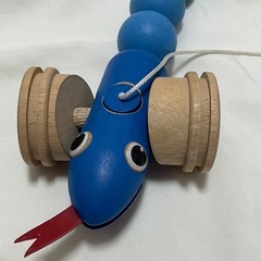 スネーク　知育玩具　木のおもちゃの画像