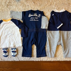 ミキハウス&ミキハウスダブルＢベビー服　70サイズの画像
