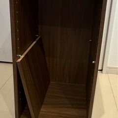 カラーボックス　ブラウンの画像