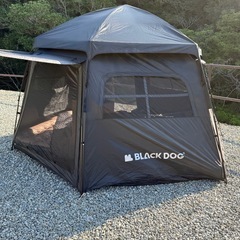 R&Dベルテント5mとブラックドッグテントセットです。の画像