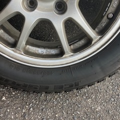 ブリヂストン ICE ESPORTE スタッドレス＋アルミホイール 4本セット 195/65R15の画像