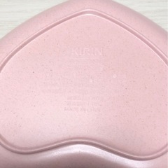桃柄のかわいいバンブープレート カギ置きや小物入れに!の画像