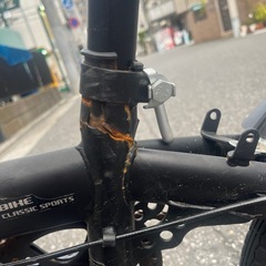 折り畳み自転車の画像