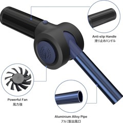 Readaeer BBQ送風機 電池式 送風ファン バーベキュー ファン 火おこし キャンプ用品 の画像