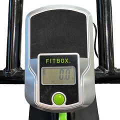 FITBOX フィットネスバイク ブラック エアロバイク マット付き 直接引取りの画像