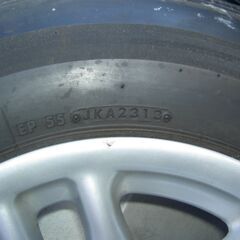 200系ハイエース　社外アルミホイール　ブリジストンタイヤ　ECO Pia 195/80R15 107/105LT 車検対応タイヤの画像
