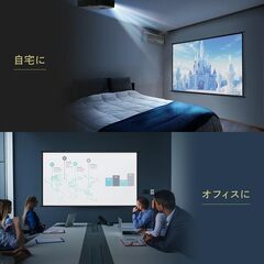 新品：80インチ 4K対応 プロジェクタースクリーンの画像
