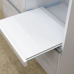新品アウトレット品 食器棚 ホワイト G-2349の画像