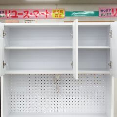 新品アウトレット品 食器棚 ホワイト G-2349の画像