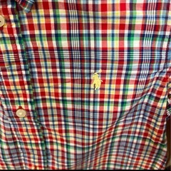 美品☆ラルフローレン3Tチェックシャツの画像