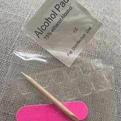 ★新品未使用★マグネットネイルデザインチップ２点セット！小さな爪用サイズの画像