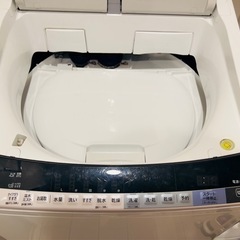 日立 洗濯乾燥機ビートウォッシュ 8kg ホワイトBW-DV80A 2017年製の画像