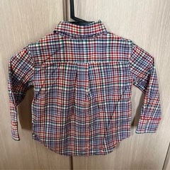 美品☆ラルフローレン2Tチェックシャツの画像