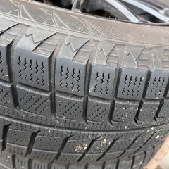 中古スタッドレスタイヤ　ホイール付き　4本セットの画像
