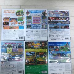  Wiiソフト6本セット マリオスポーツミックス 大乱闘スマッシュブラザーズX 桃鉄2010 ドンキーコング マリオギャラクシー2 GO VACATION　88223-1-032-②の画像
