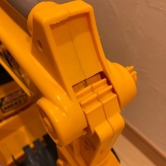 乗れるショベルカーおもちゃの画像