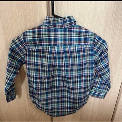 美品☆ラルフローレン4Tチェックシャツの画像