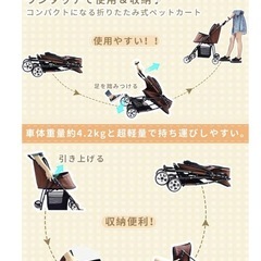 ペット用4輪バギーの画像