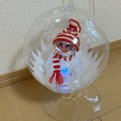 【無料】‼️光る!ガラススノーマン⛄️の画像