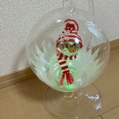 【無料】‼️光る!ガラススノーマン⛄️の画像