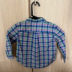 美品☆ラルフローレン90cmチェックシャツの画像