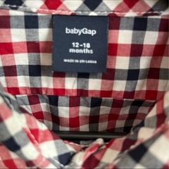 美品☆baby gap12-18ヶ月サイズシャツの画像