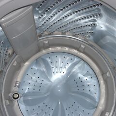 （1台限り★ジモティー特典あり★希少な黒）ハイセンス　全自動洗濯機５.５kg　２０２４年製　HE-W-G55E2K　54㎝幅　単身向け　　高く買取るゾウ八幡東店の画像