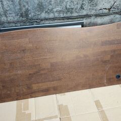 デスク　木製　ウォルナット　アンティークの画像