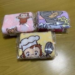 靴下、おさるのジョージ、トム＆ジェリー３個セットの画像