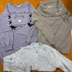 女の子のお洋服♡ラブトキやALGYなどまとめて18点　150サイズの画像