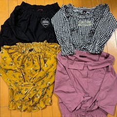 女の子のお洋服♡ラブトキやALGYなどまとめて18点　150サイズの画像