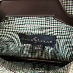 美品☆ラルフローレン4Tチェックシャツの画像