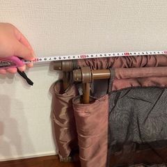 予約済　突っ張り棒付き　ミニパーテーションの画像
