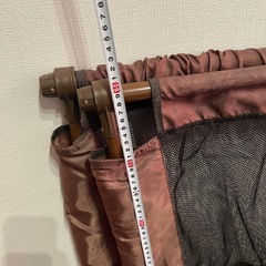 予約済　突っ張り棒付き　ミニパーテーションの画像