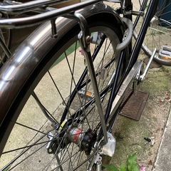 27インチギヤ付き自転車の画像
