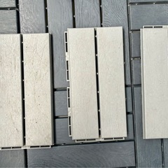　IKEAウッドデッキパネル(made  in Italy)の画像